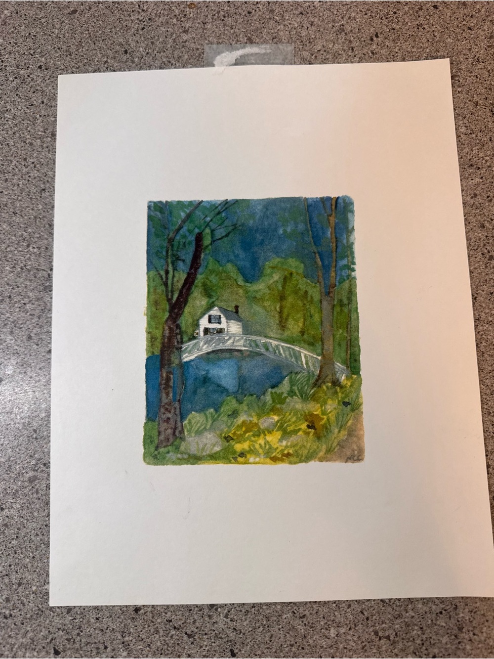 Somesville Bridge, Mount Desert Island print beautiful